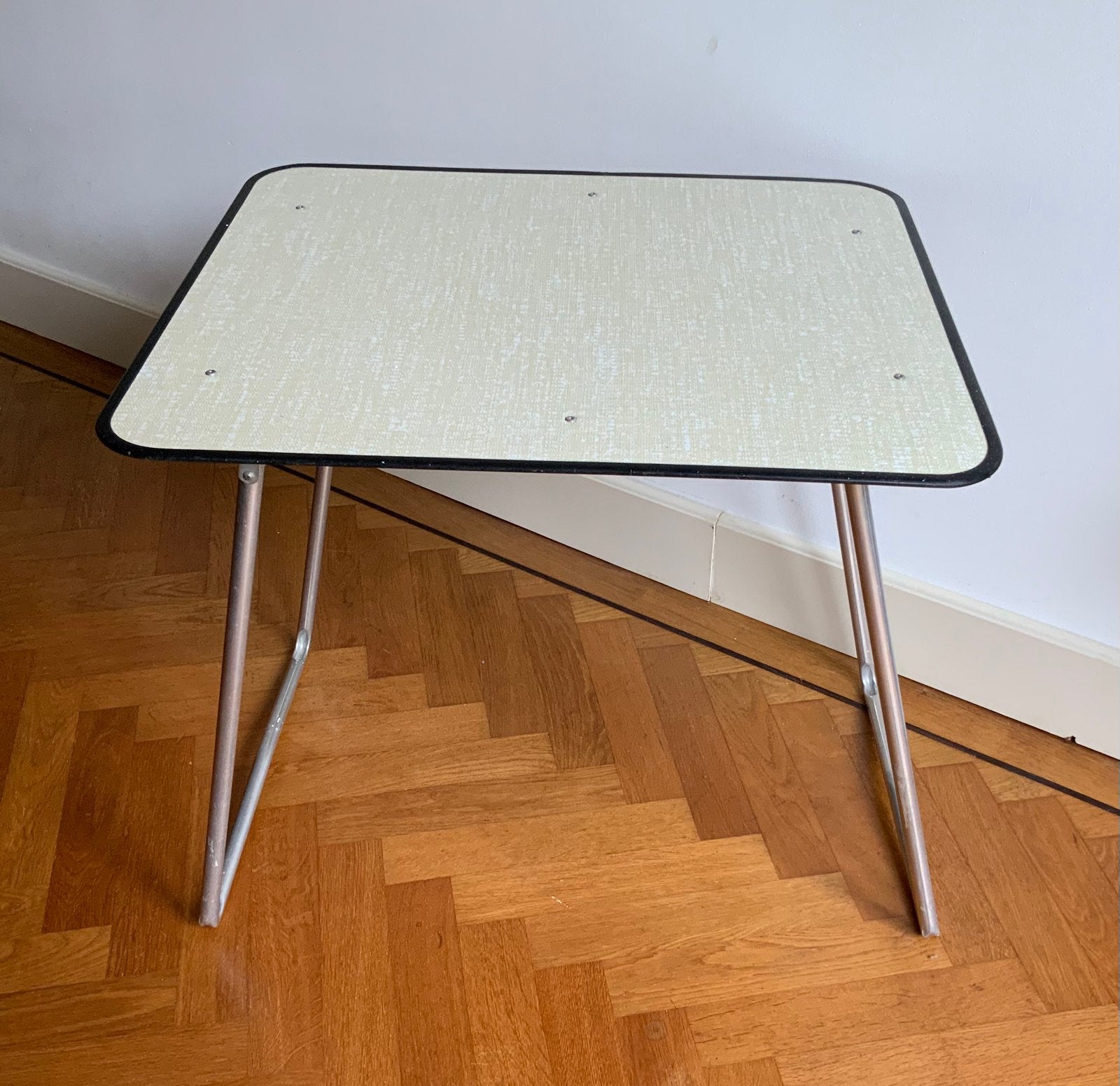Vintage campingtafel retro kampeertafel inklapbaar, Caravans en Kamperen, Ophalen, Gebruikt