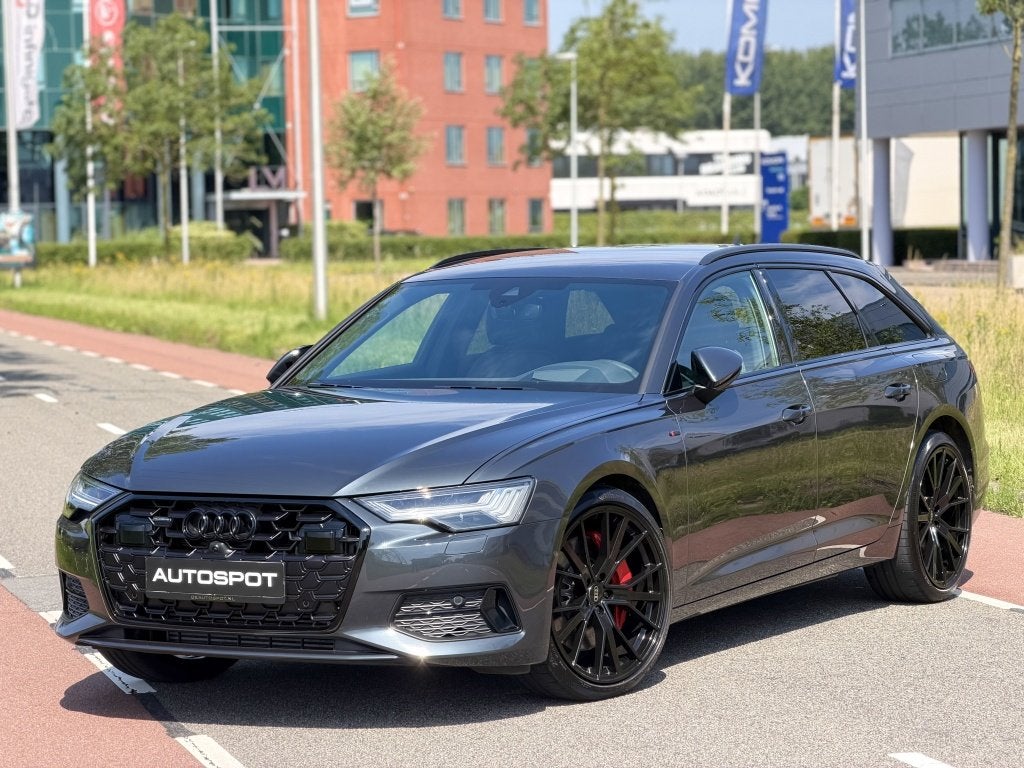 Audi A6 Avant 50 TFSI e Quattro S-Line Nightvision B&O Memor, Auto's, Automaat, Dealer onderhouden, 14 kWh, Zwart