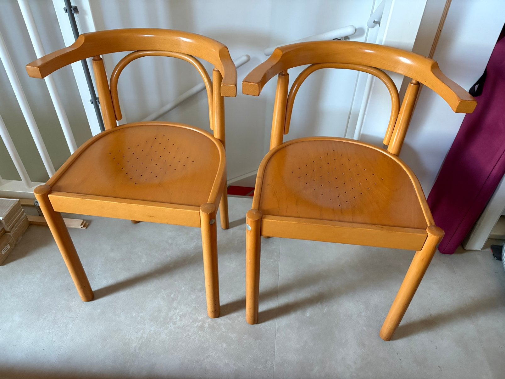 IKEA “Kalix” karmstoelen 2 stuks - jaren 80, Ophalen