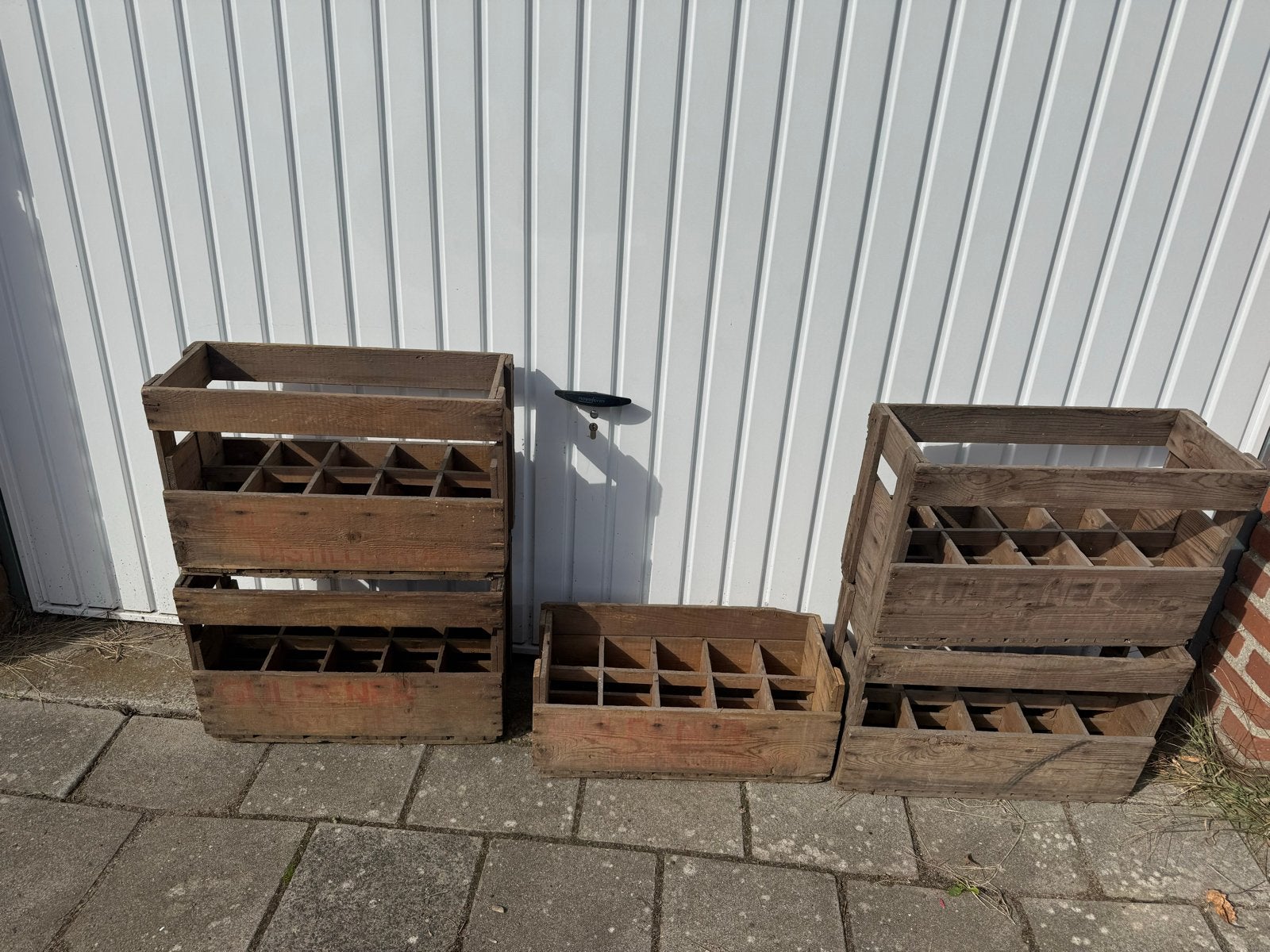 Oude Gulpener bierkratjes - Houten kratten, Ophalen
