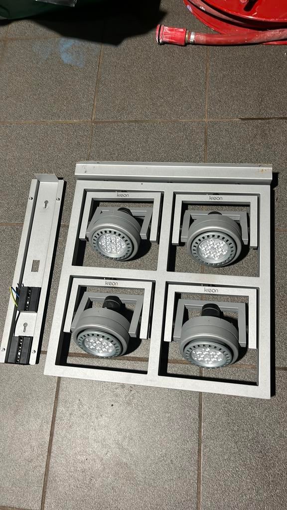 Kreon LED-plafondlamp met vier verstelbare spots, Huis en Inrichting, Lampen | Spots, Ophalen of Verzenden, Zo goed als nieuw