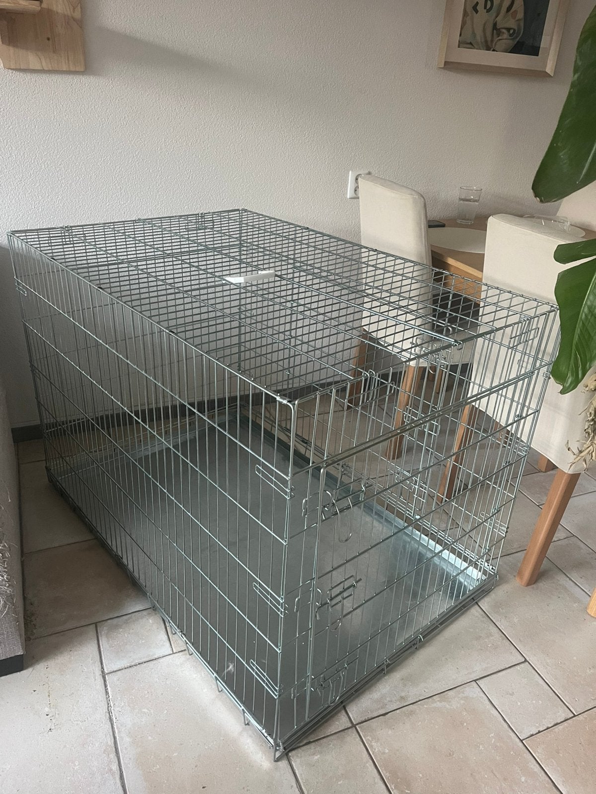 Grote bench: 121x 78 cm (opvouwbaar), Dieren en Toebehoren, Ophalen, Zo goed als nieuw, 75 tot 110 cm, 65 tot 100 cm