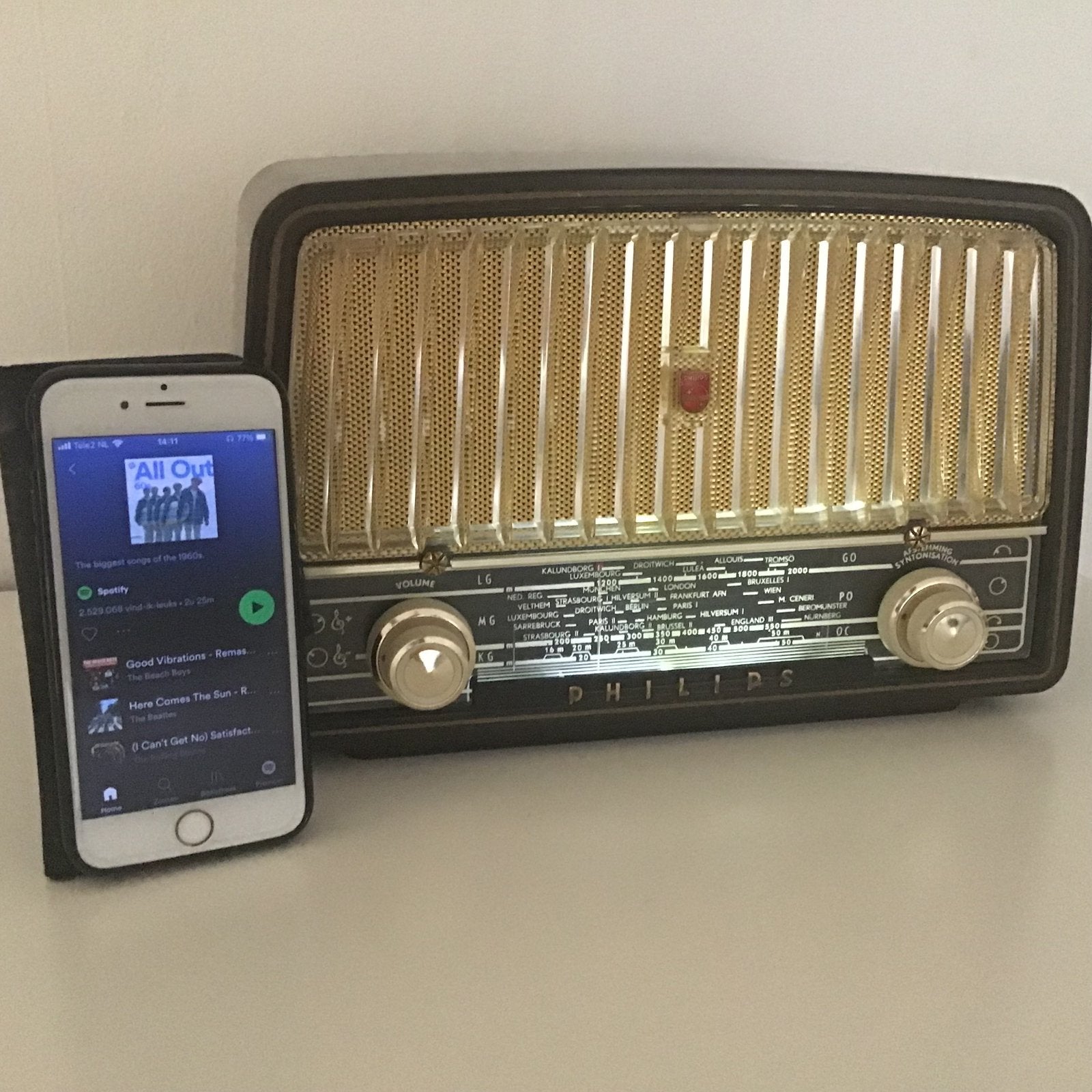 Goede Bluetooth module en versterker voor inbouw bv oude rad, Antiek en Kunst, Ophalen of Verzenden