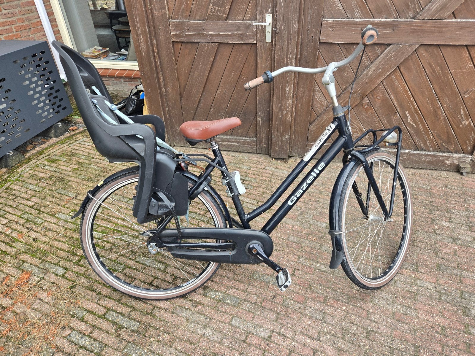 gazelle omafiets met 3 versnellingen, Ophalen, Terugtraprem, Gebruikt, Versnellingen
