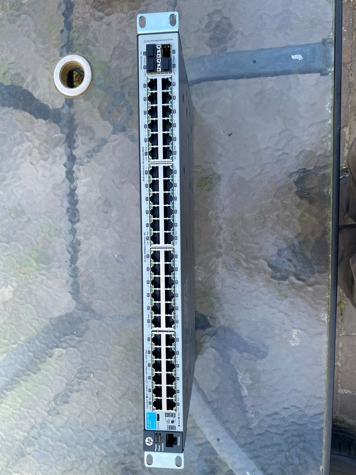 HP 2530-48G Switch (J9775A) - 48-poorts Gigabit Switch, Computers en Software, Netwerk switches, Ophalen, Gebruikt