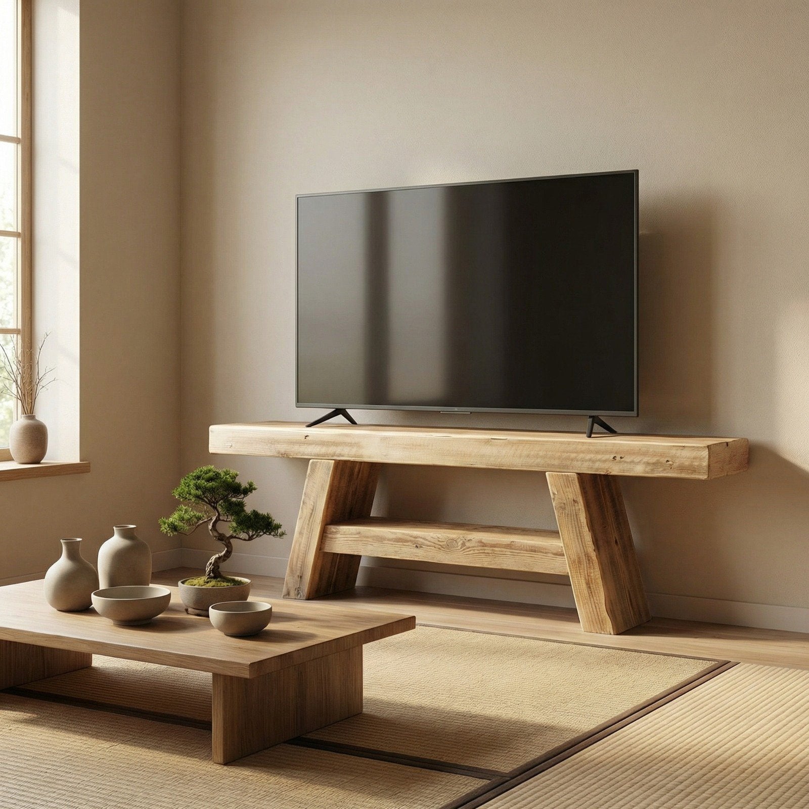 Tuinbank / sidetable / bankjes / tv meubels, vanaf 35€!!, Ophalen, Zo goed als nieuw, Hout