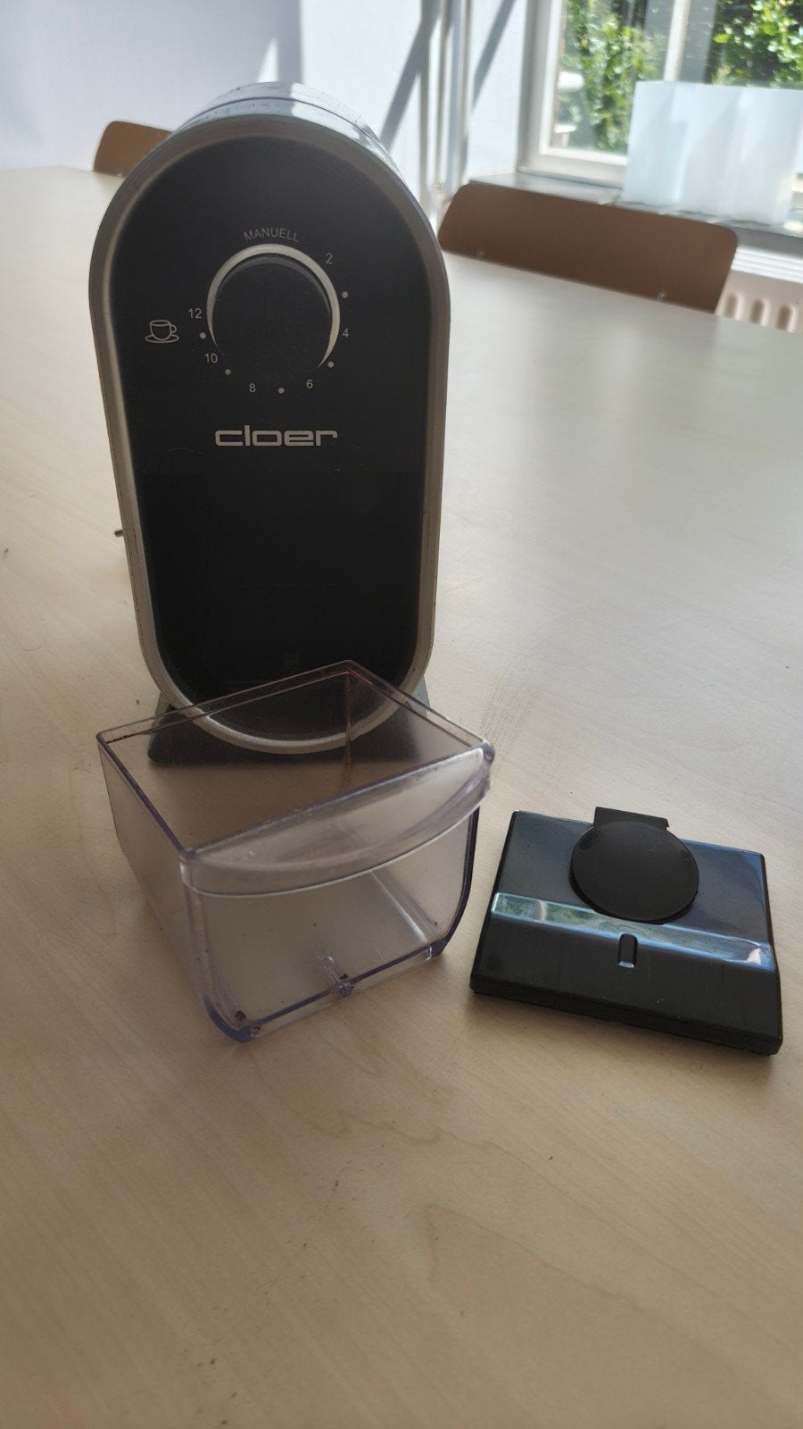Cloer Koffiemolen Model 756 - Zwart, in zeer goede staat, Overige modellen, Verzenden, Koffiebonen, Zo goed als nieuw