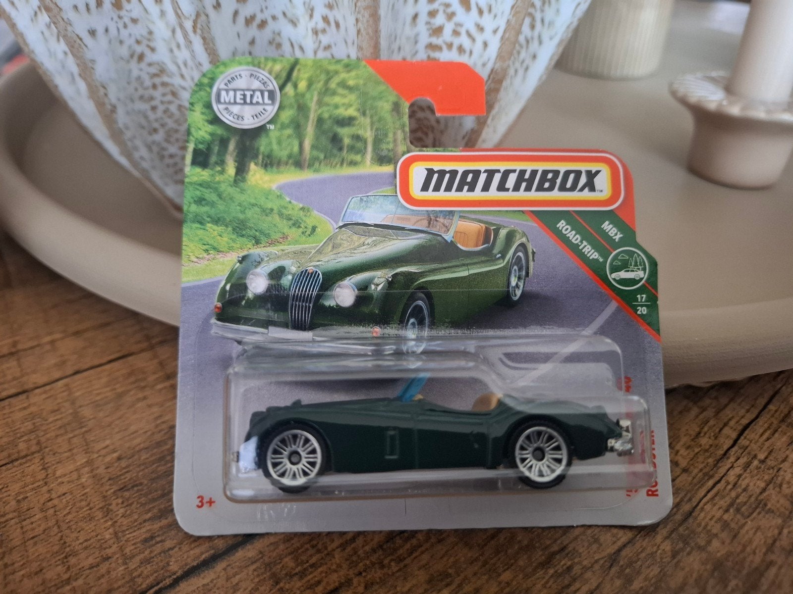 Matchbox MBX Road Jaguar XK120 Groen - Nieuw in verpakki, Ophalen of Verzenden, Nieuw, Auto