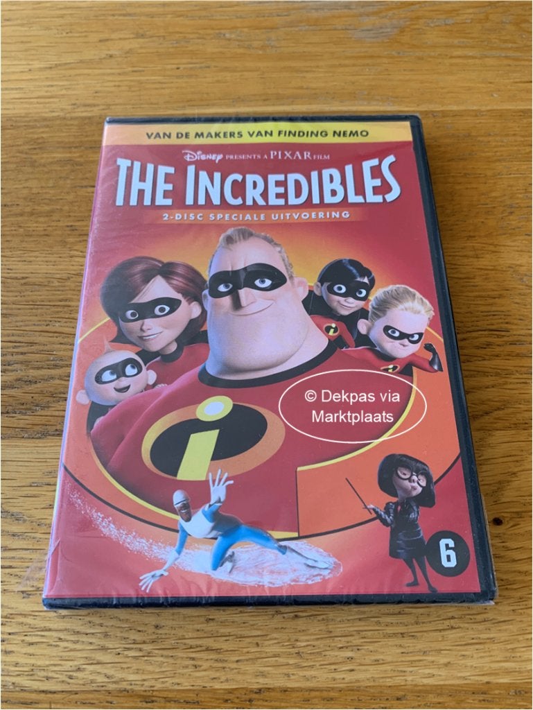 Dvd's The Incredibles - Disney - 2-Disc - NIEUW in Seal, Tekenfilm, Amerikaans, Ophalen of Verzenden, Vanaf 6 jaar