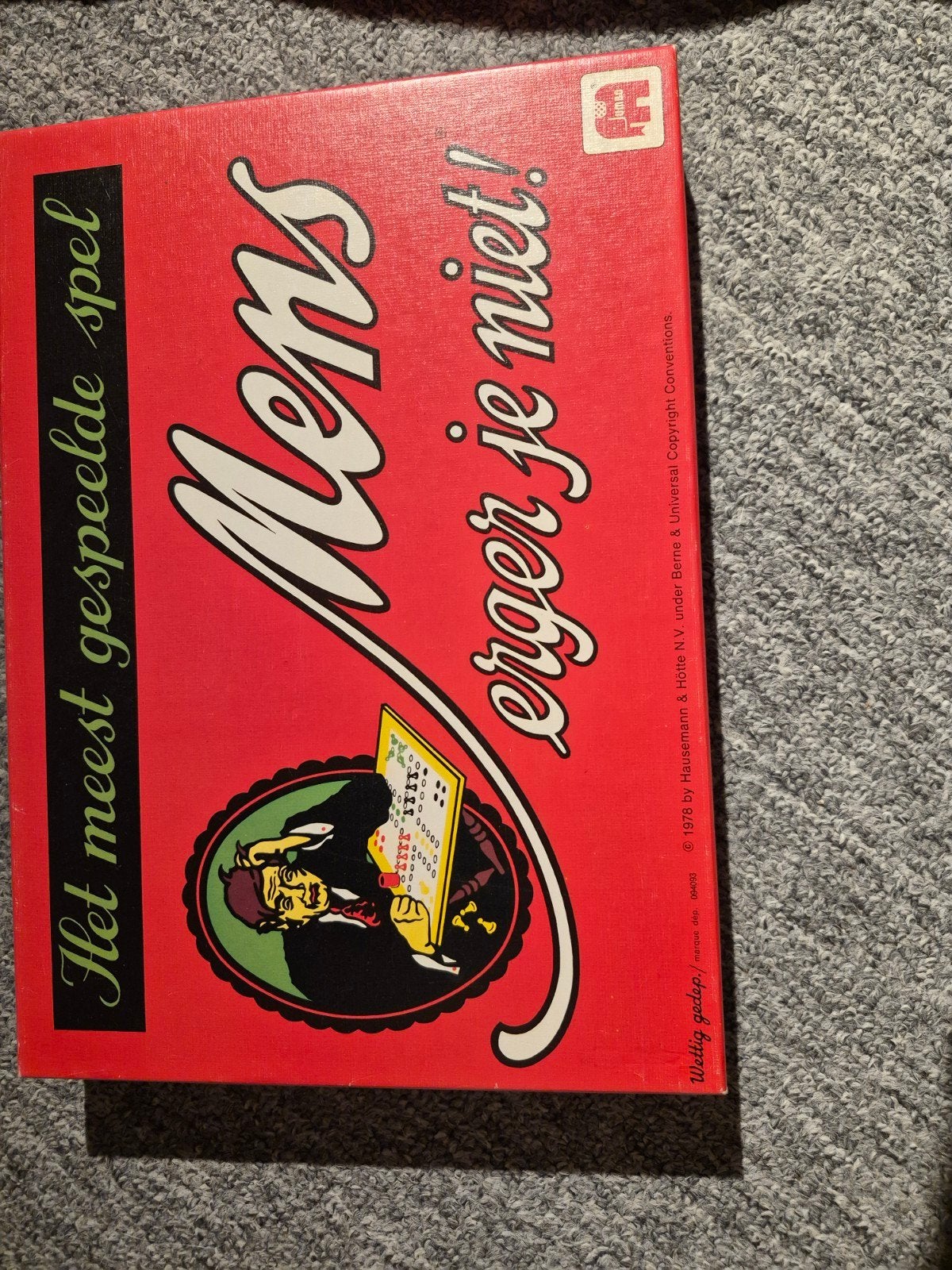 Mens Erger Je Niet! Bordspel - Klassiek Gezinsspel, Drie of vier spelers, Ophalen, Gebruikt, Hausemann & Hötte N.V.