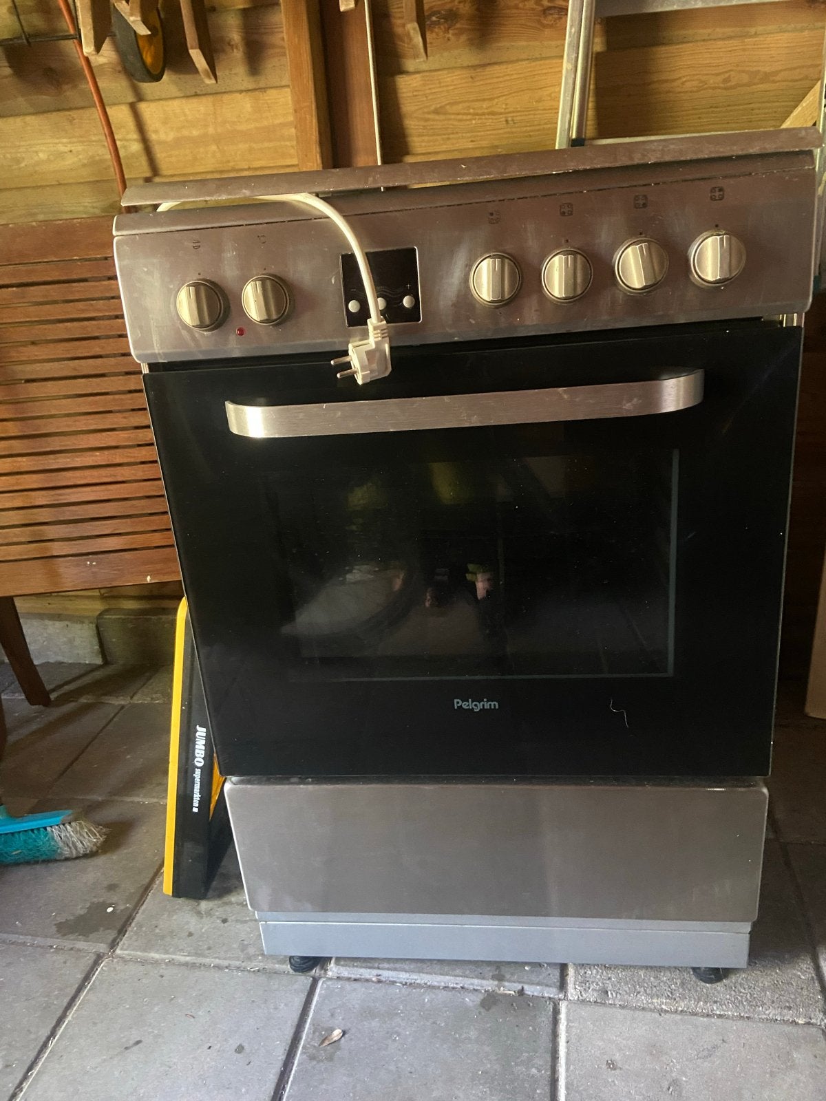 Pelgrim gasfornuis met oven - Gebruikt, Gebruikt, 60 cm of meer, Gas, Vrijstaand