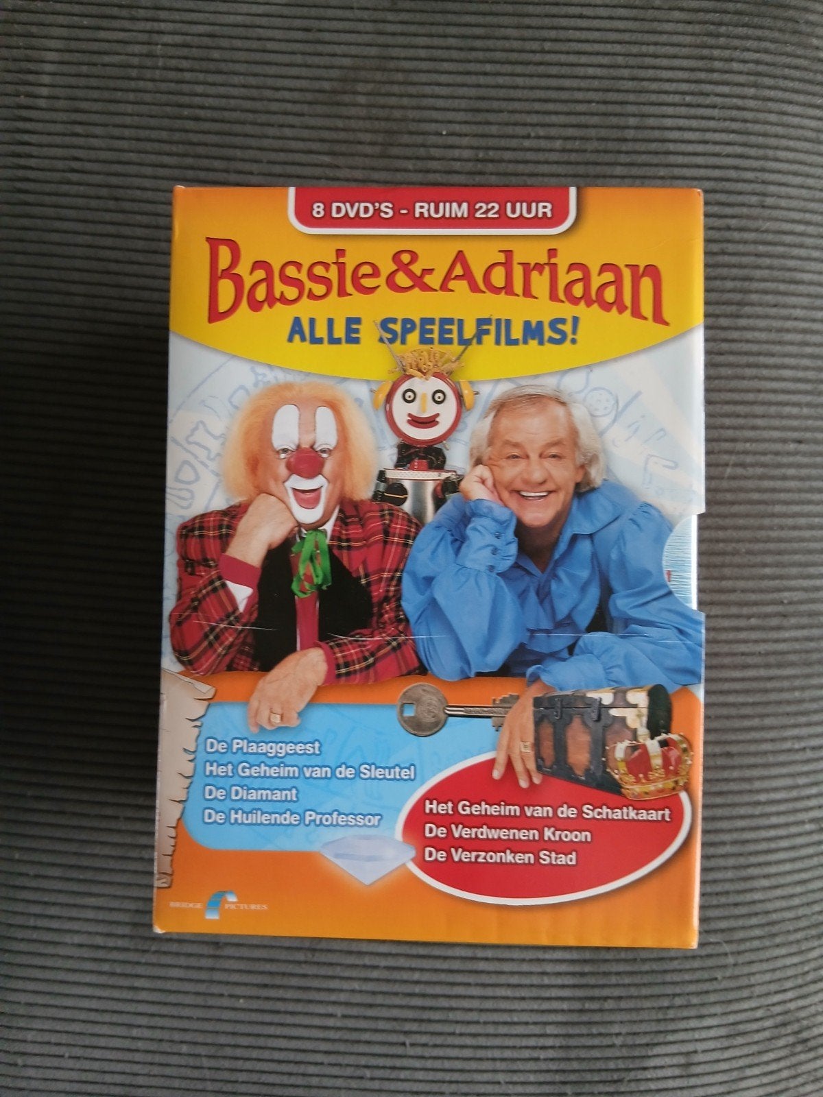 Bassie & Adriaan: Alle Speelfilms - 8 DVD's Boxset, Ophalen of Verzenden
