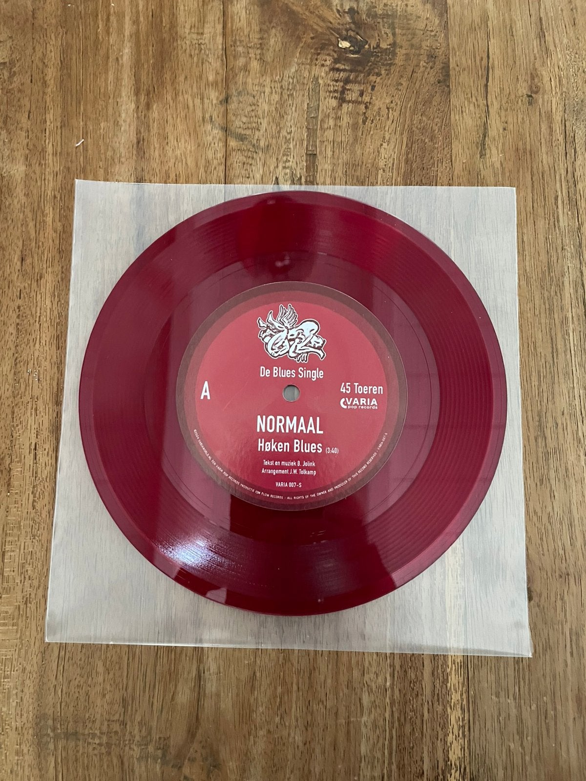 Normaal - De Blues Single (rode versie), Ophalen of Verzenden, Zo goed als nieuw, Overige formaten, Poprock