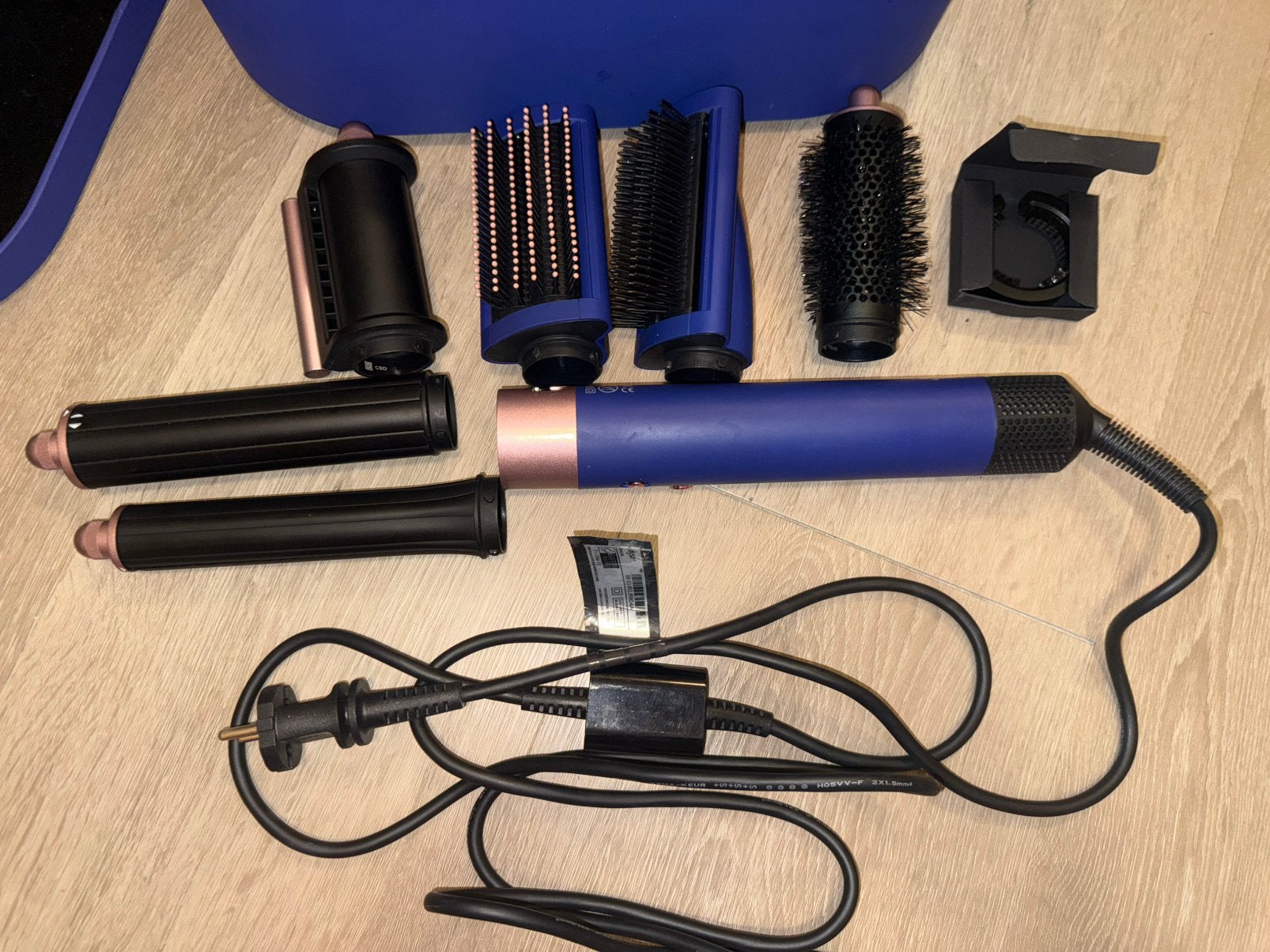 Airwrap Multi Styler Complete Long - Prussian Blue, Sieraden, Tassen en Uiterlijk, Ophalen of Verzenden, Zo goed als nieuw, Krultang of Stijltang
