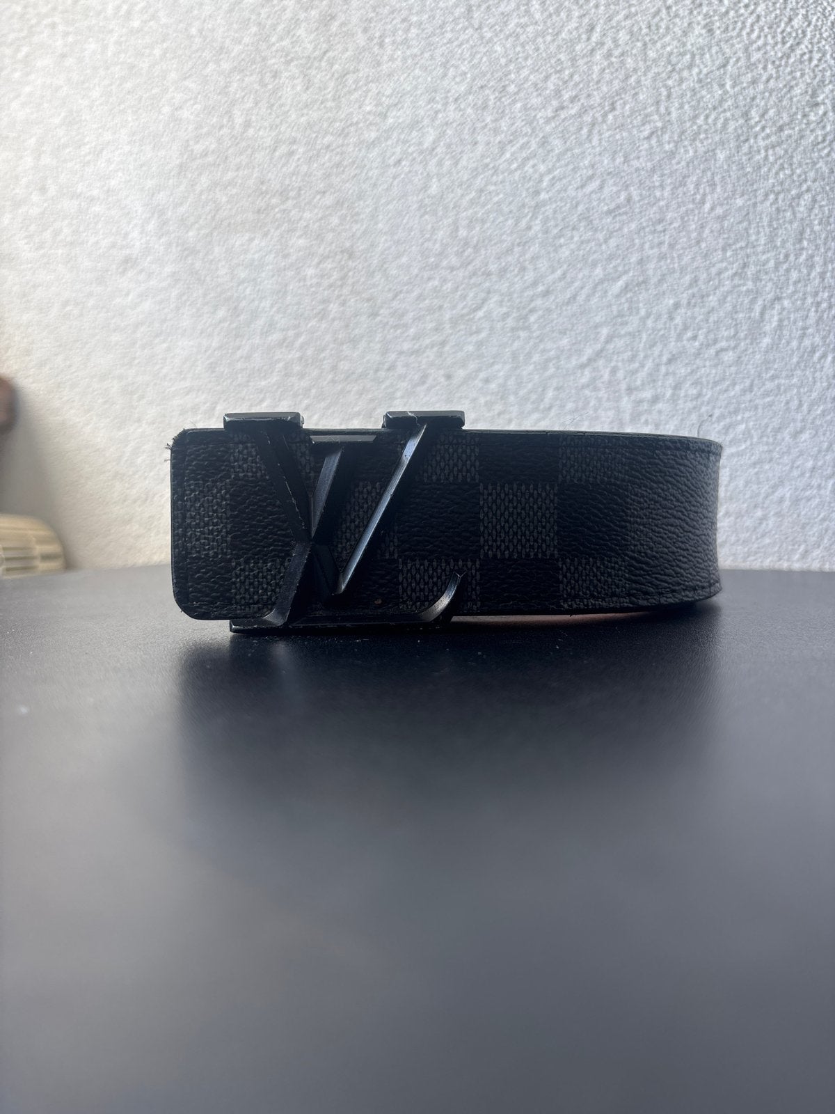 Louis Vuitton Riem - Gebruikt met kleine reparatie nodig, Ophalen of Verzenden, Gedragen, Zwart