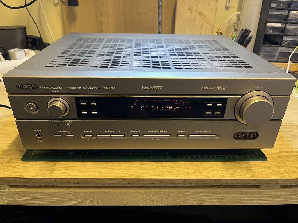 Yamaha RX-V440RDS AV-receiver — gebruikt, gerepareerd, Ophalen, Yamaha, 120 watt of meer, Gebruikt