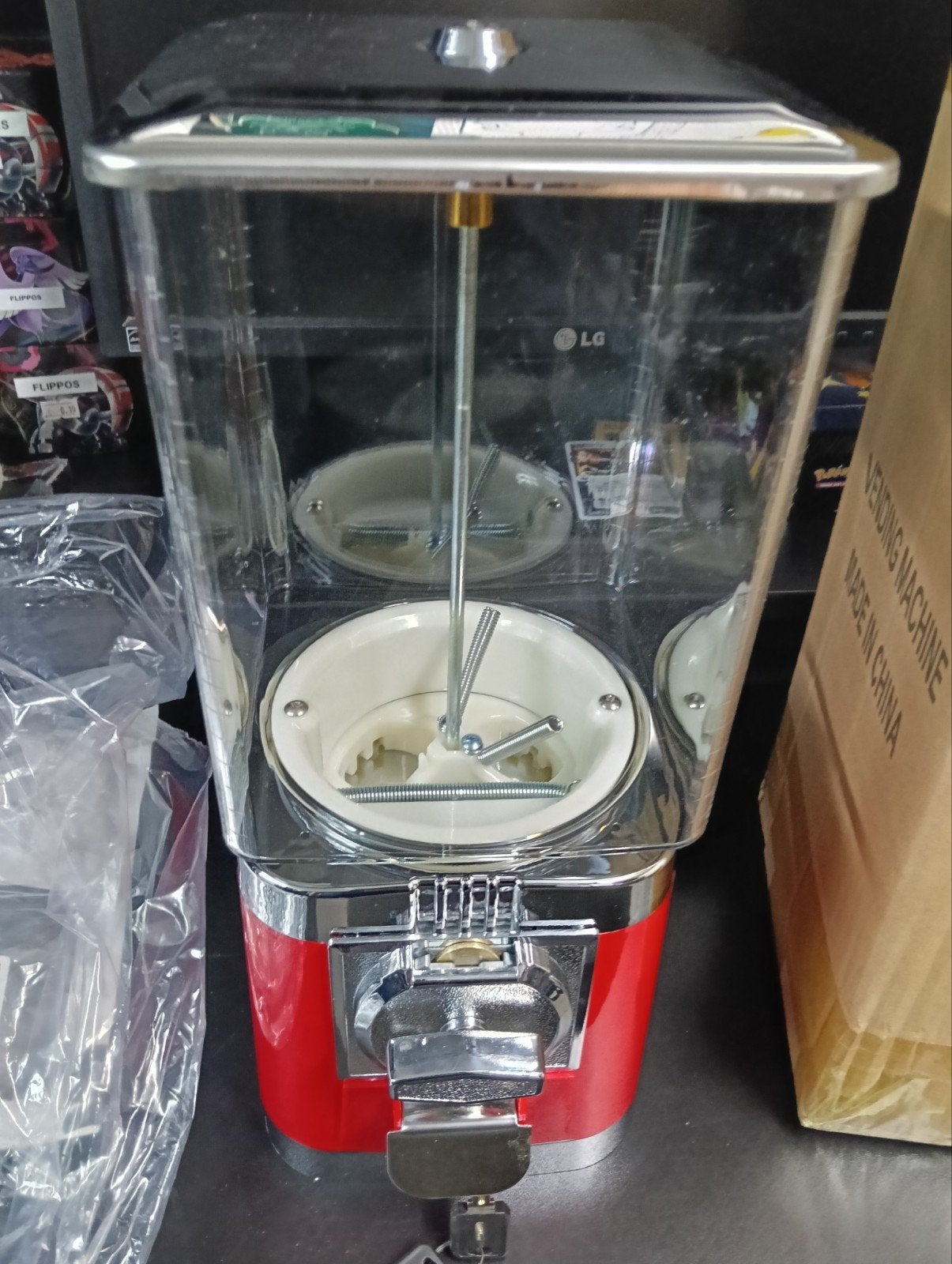 Vendingmachine voor kauwgomballen, snoep of andere dingen, Ophalen of Verzenden, Zo goed als nieuw