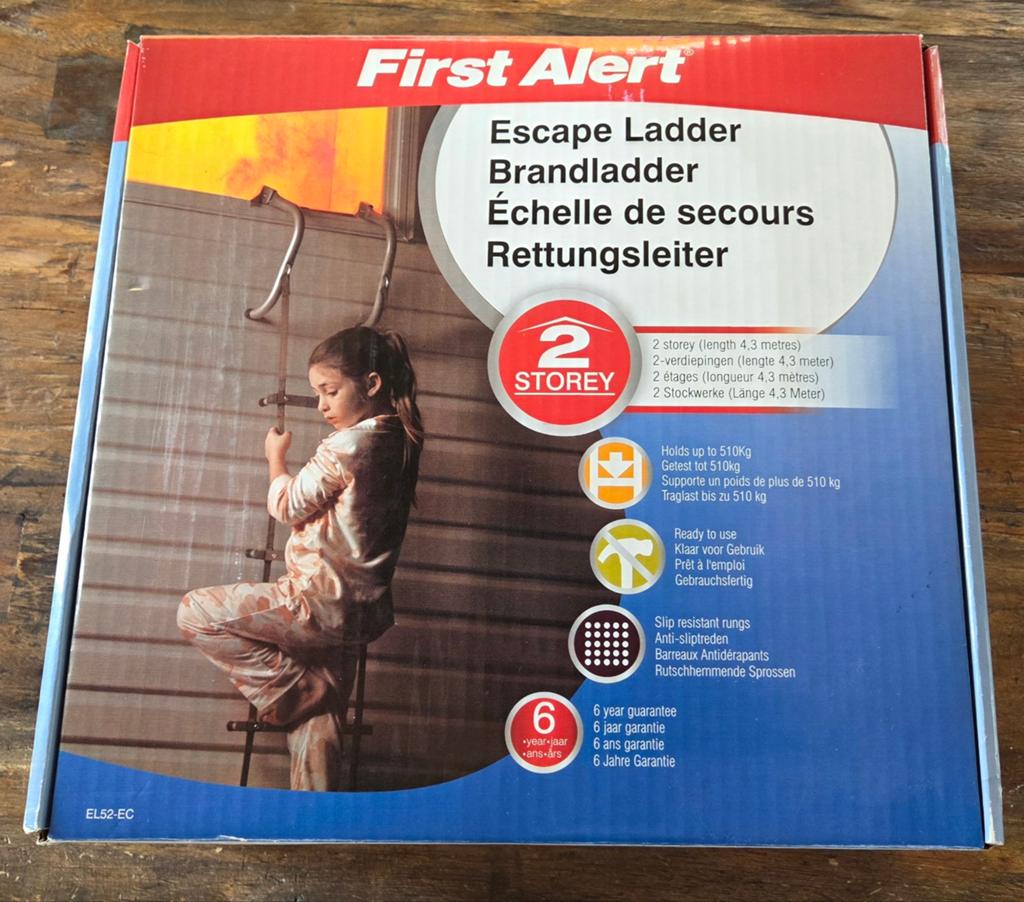 First Alert Brandladder - 2 Verdiepingen (4.3m), Ophalen of Verzenden