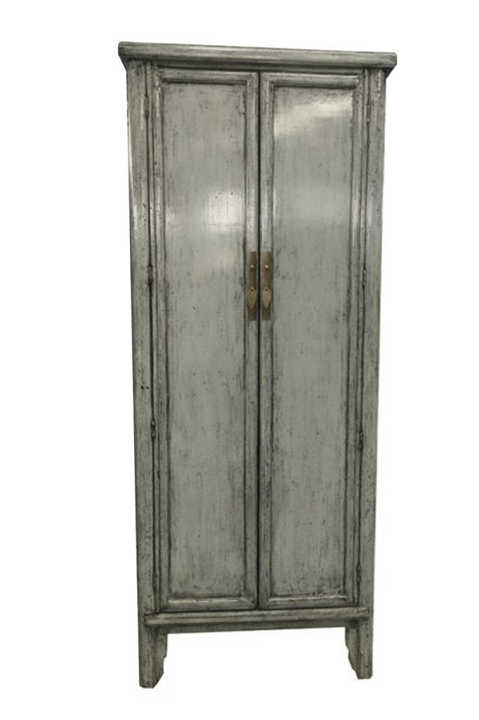 Nieuwe Livingfurn kast Marie Elise 95cm grijs elmhout, Ophalen, Met deur(en), 200 cm of meer, Maxi Living