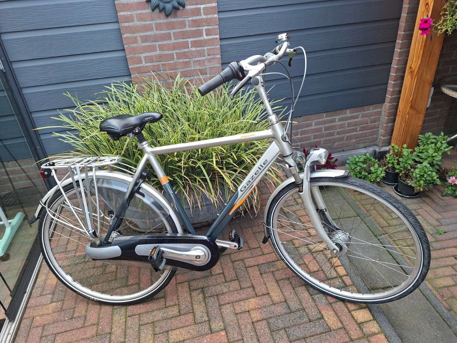 Z.G.O.H. Gazelle Orange herenfiets., Ophalen, Versnellingen, Zo goed als nieuw, 57 tot 61 cm