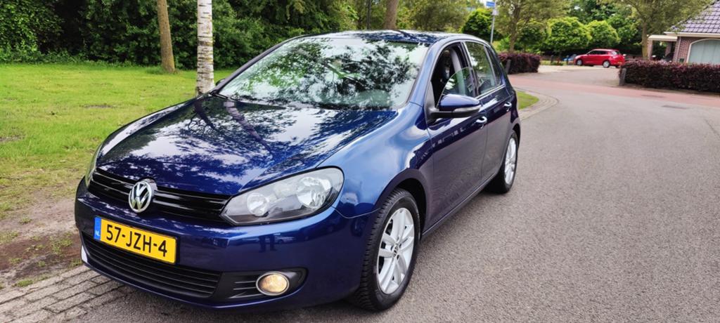 Volkswagen Golf 6 Benzine 1.4 TSI 90KW DSG - AUTOMAAT, Euro 5, Stof, Zwart, 4 cilinders