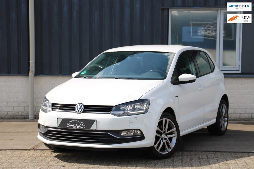 Volkswagen Polo 1.2 TSI Highline LED Cruise CarPlay Stoelver, Auto's, Stof, Gebruikt, Zwart, 4 cilinders