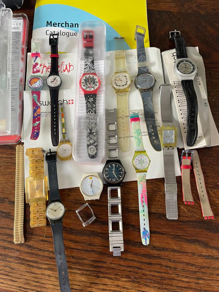 Swatch horloges verzameling, Verzenden, Gebruikt