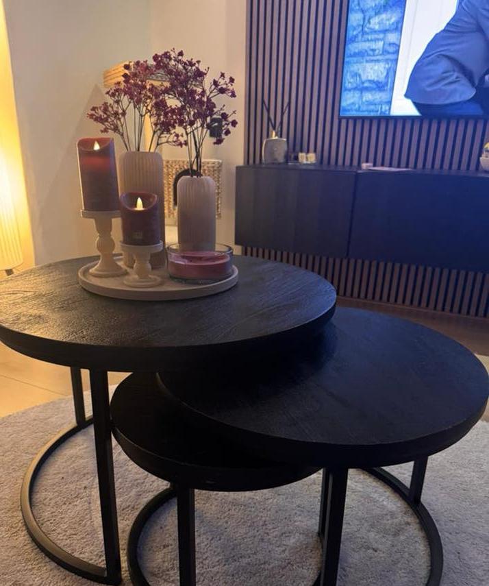 Mooie salontafel van 3, Ophalen of Verzenden