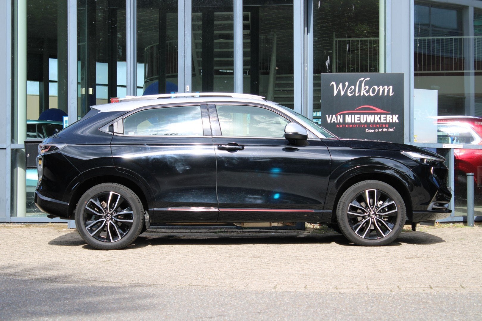 Honda HR-V 1.5 i-MMD 131pk CVT Advance Style | Keyless | Sto, Auto's, Lichtsensor, Leder en Stof, Zwart, Origineel Nederlands