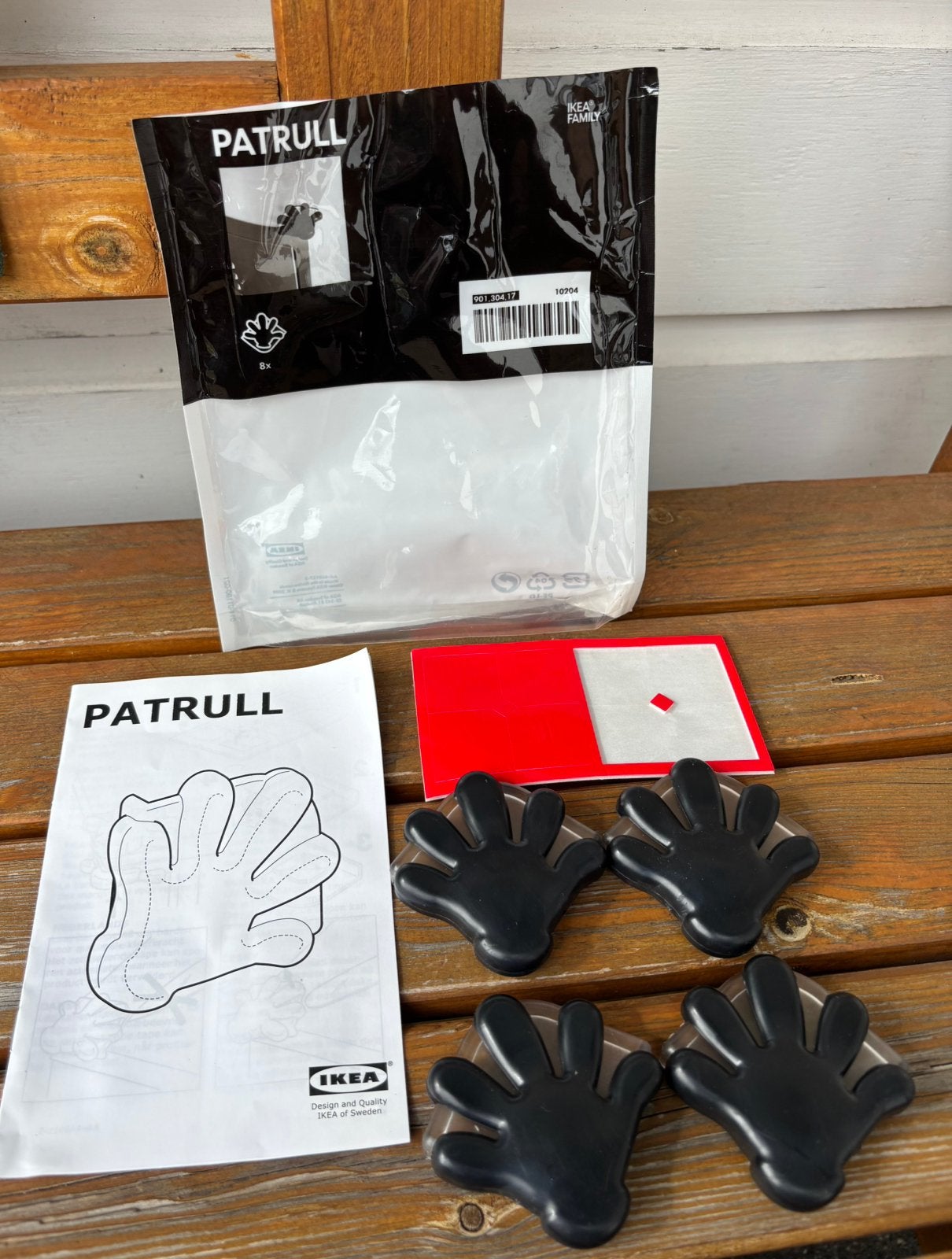 IKEA Patrull hoekbeschermers zwart | 4 stuks, Ophalen of Verzenden