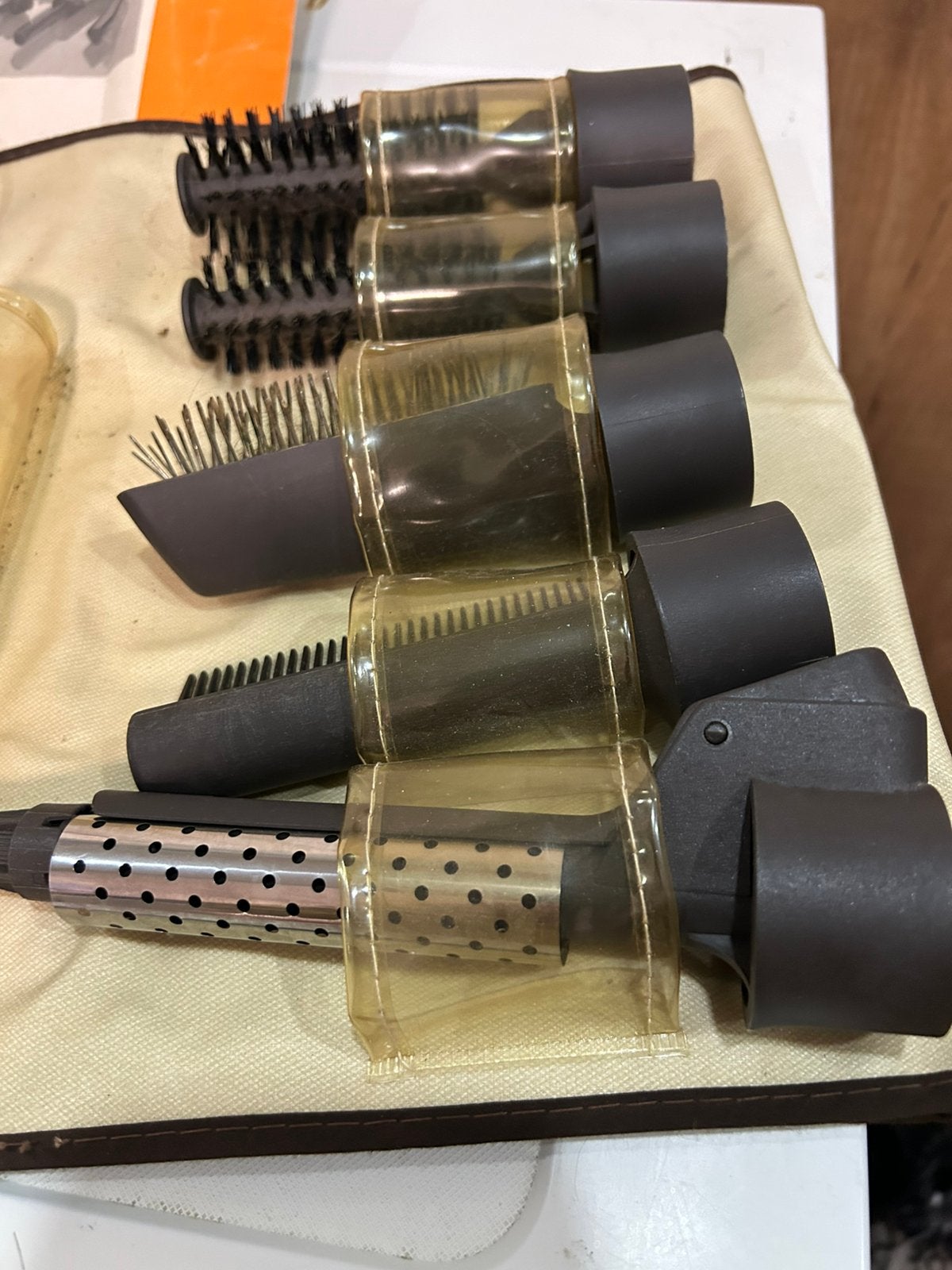 Goedewerkende vintage Philips föhn set, Ophalen of Verzenden, Gebruikt, Haarverzorger of -hersteller