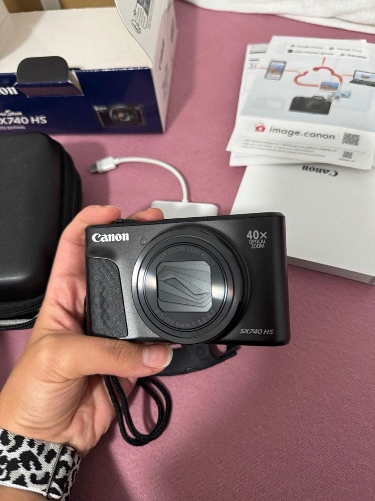 Canon PowerShot SX740 HS (Zgan), Audio, Tv en Foto, Fotocamera's Digitaal, Canon, Ophalen of Verzenden, Zo goed als nieuw, Compactcamera