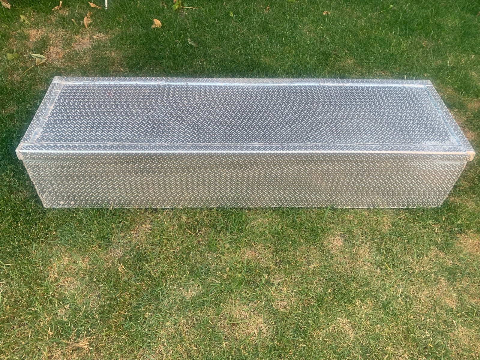 Aluminium kist met deksel - 101x28x18 cm, 3mm dik, Ophalen, Minder dan 50 cm, Gebruikt, 100 tot 150 cm