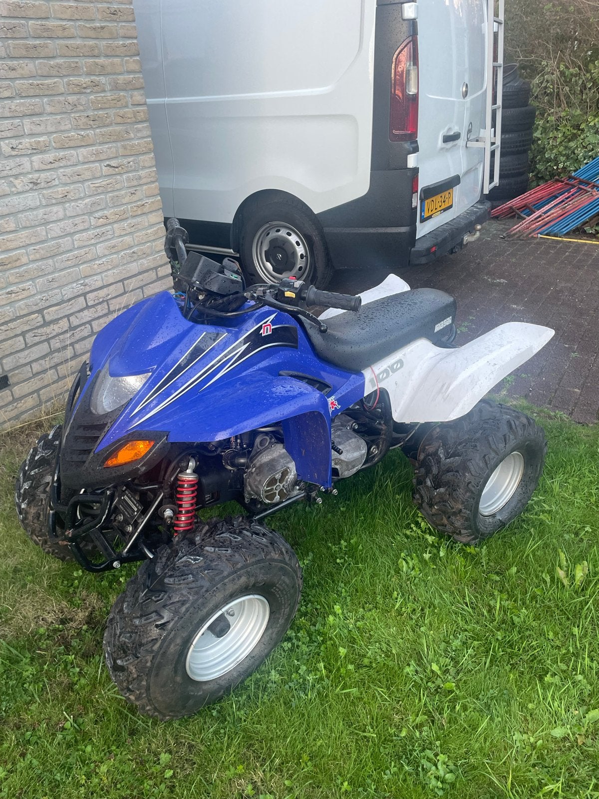 100cc 2-takt quad - Project of voor onderdelen, Ophalen, Gebruikt, Small