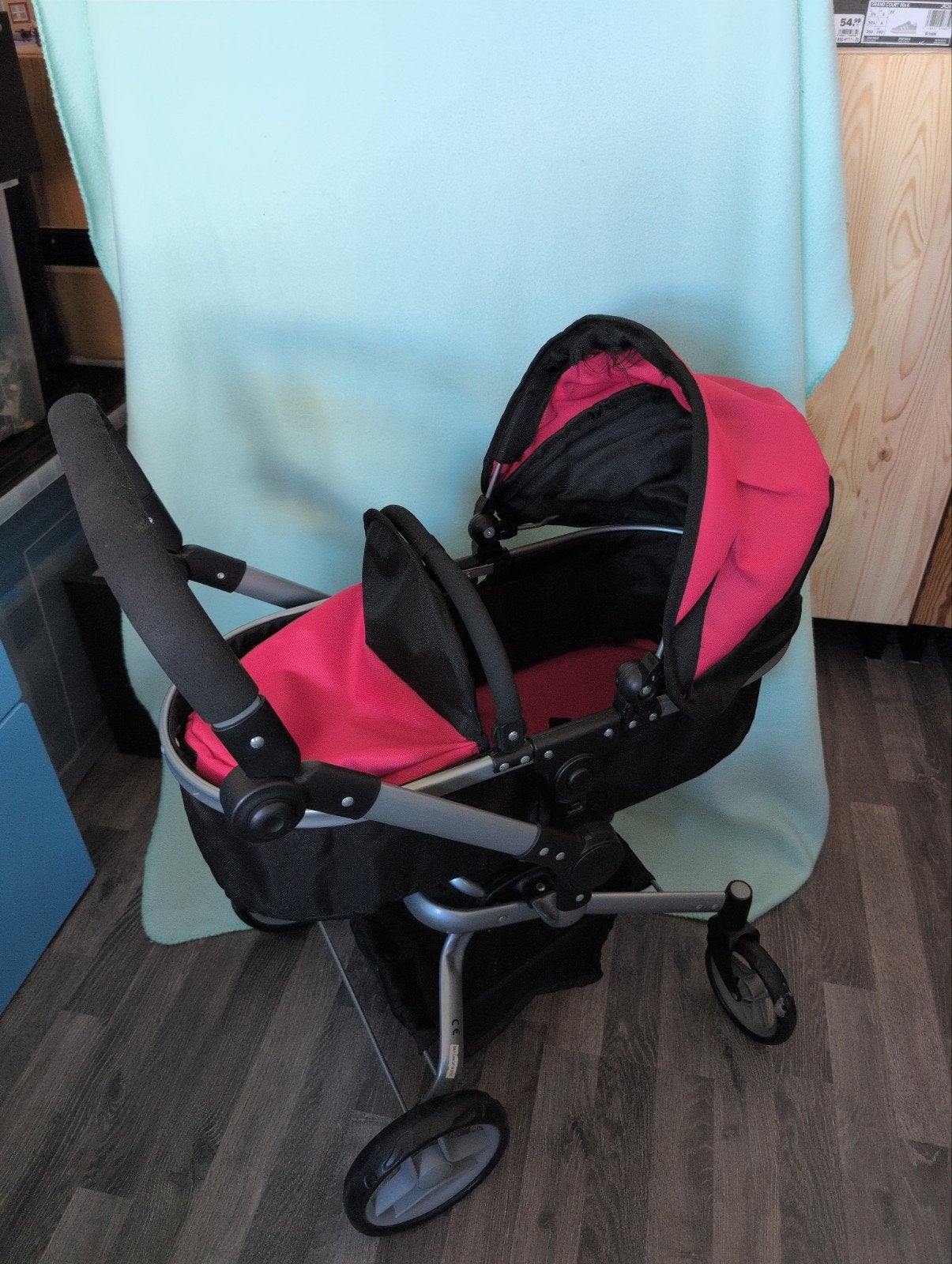 Roze poppenwagen - Gebruikt, lichte beschadigingen, Kinderen en Baby's, Ophalen, Gebruikt