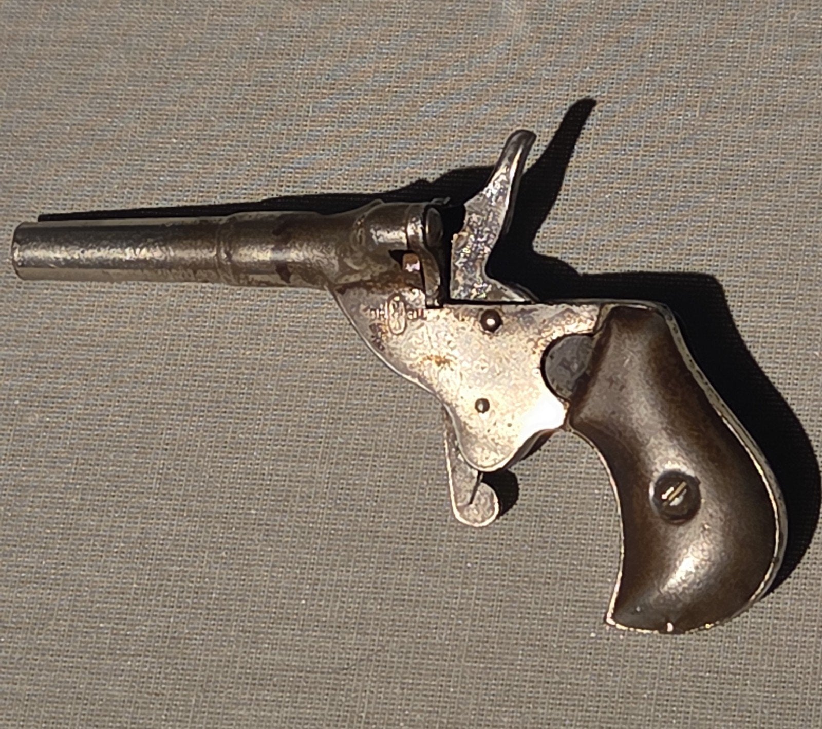 Antiek Flobert pistooltje D.R.G.M J.G. Anschütz (JGA), Overige typen, Ophalen of Verzenden, Duitsland, X