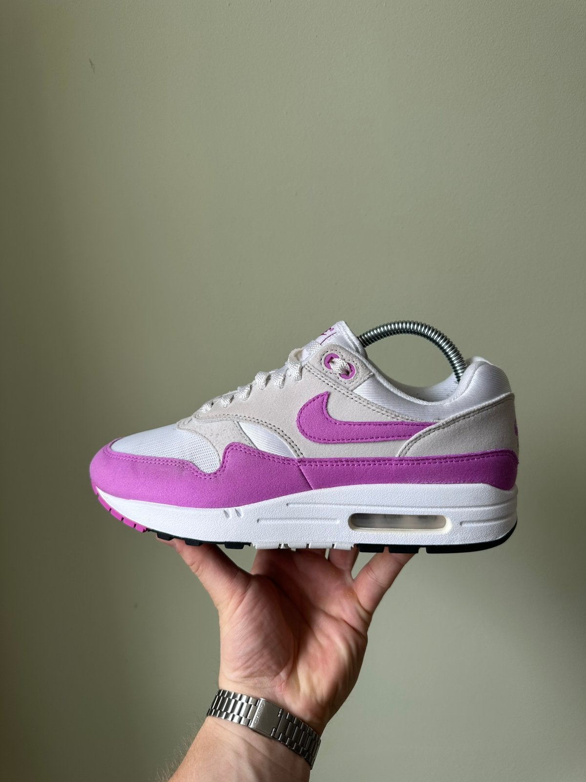 Nike Air Max 1 Fuchsia Dream / 40,5, Overige kleuren, Ophalen of Verzenden, Sneakers of Gympen, Zo goed als nieuw