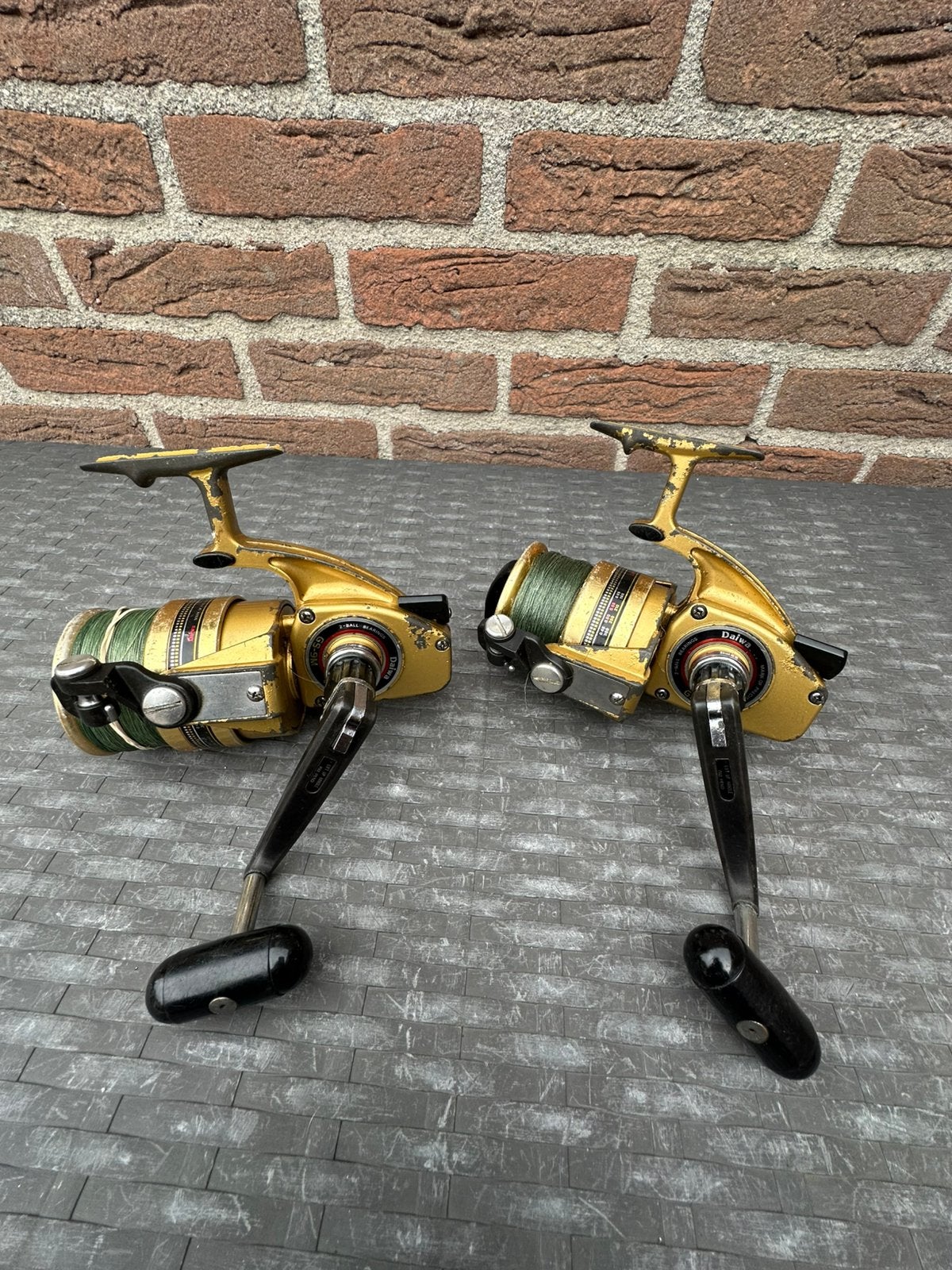 2 Daiwa zeemolens, Ophalen of Verzenden, Gebruikt, Molen