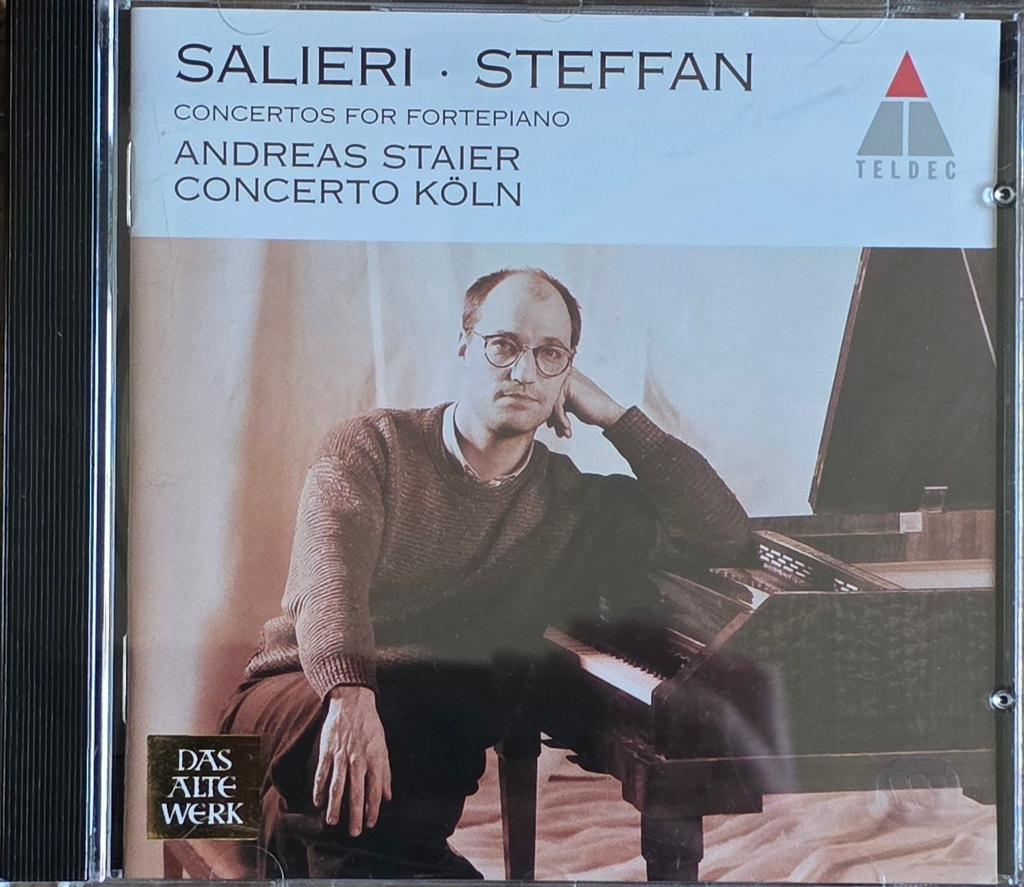 Salieri & Steffan: Concertos for Fortepiano - Andreas Staier, Ophalen of Verzenden, Classicisme, Zo goed als nieuw, Orkest of Ballet