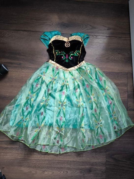 Jurk Frozen Anna - maat 100, Kinderen en Baby's, Carnavalskleding en Verkleedspullen, Ophalen of Verzenden, Nieuw, 104 of kleiner