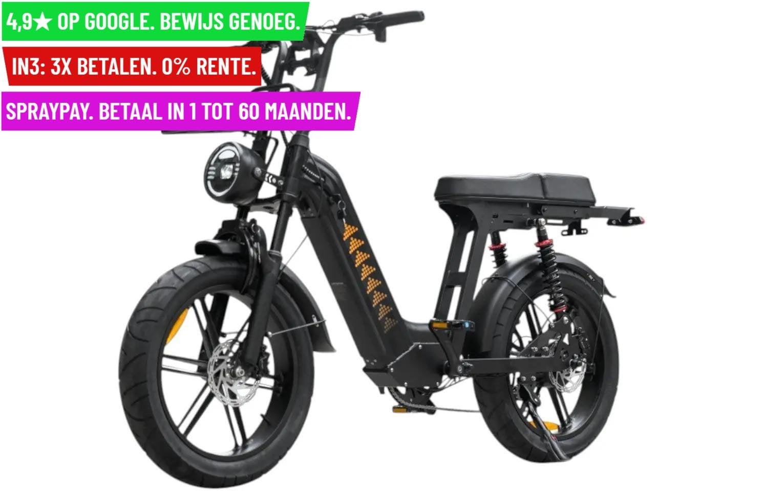 QM D50 - Black - electric fat bike, Overige merken, 9713 Bv Groningen, Nieuw, Facebikenl@gmail.com