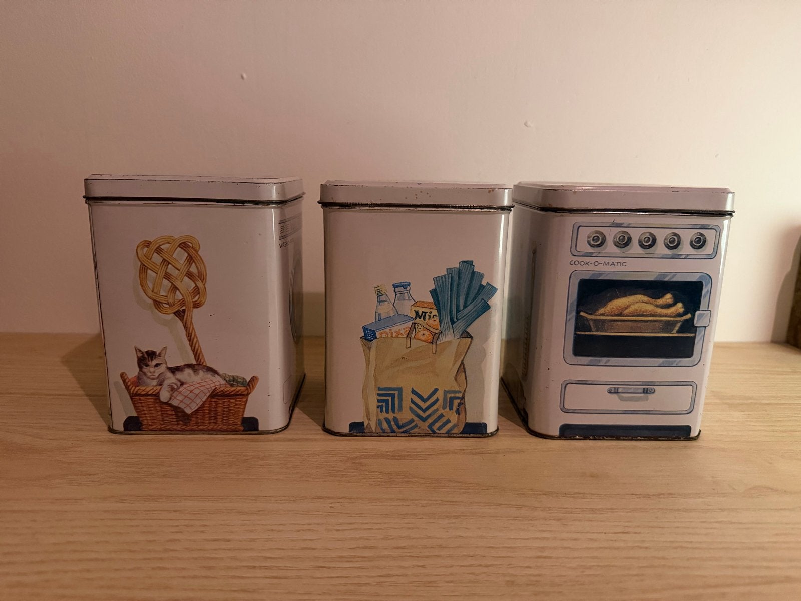 Vintage Silly Voorraadblikken Set (1992), Antiek en Kunst, Ophalen of Verzenden