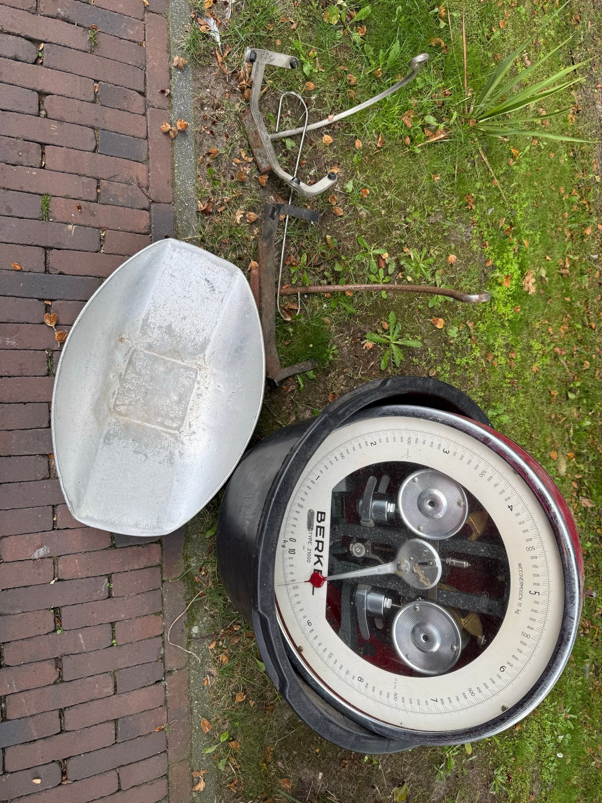 Vintage Berkel Hangweegschaal type 21000.  10 kg, Gebruikt, Ophalen of Verzenden, Gijpsvintage, Info@gijpsvintage.nl