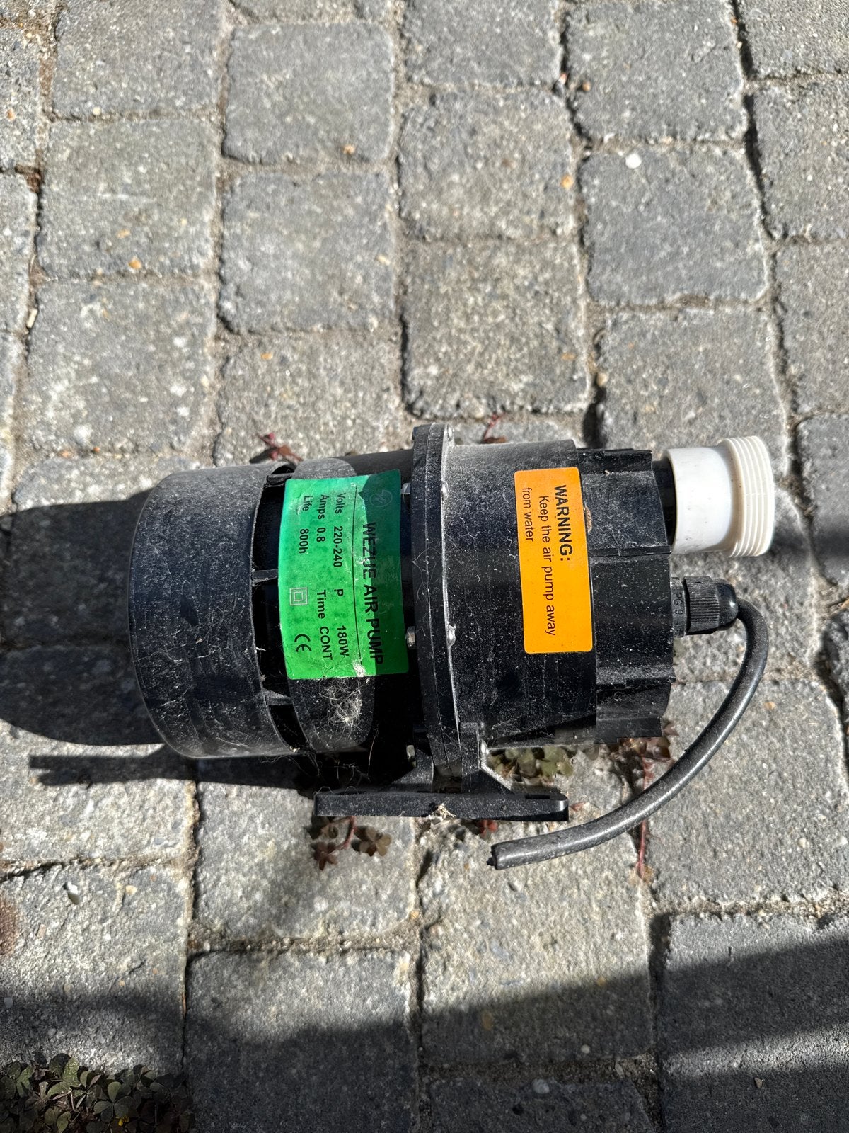 Wezijie Air Pump 180W - bubbelbad/ Vijverpomp, Ophalen of Verzenden, Gebruikt