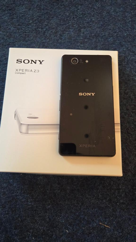 Sony Xperia Z3 Compact - Zwart (Scherm beschadigd), Gebruikt, Zwart, Touchscreen, Ophalen of Verzenden
