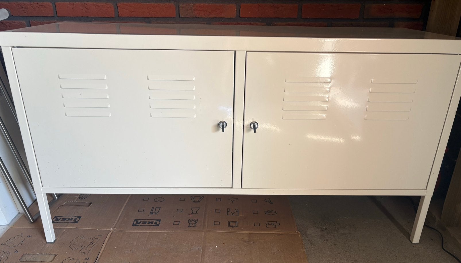 Ikea PS kast wit, Ophalen, Gebruikt