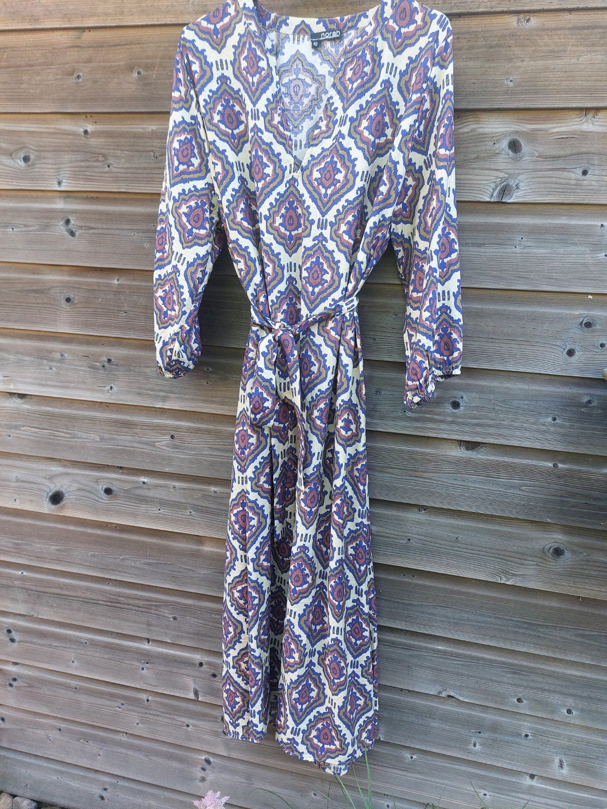 Bewerkte lange jurk Norah maat 42/XL, Kleding | Dames, Jurken, Zwart, Maat 42/44 (L), Ophalen of Verzenden, Zo goed als nieuw