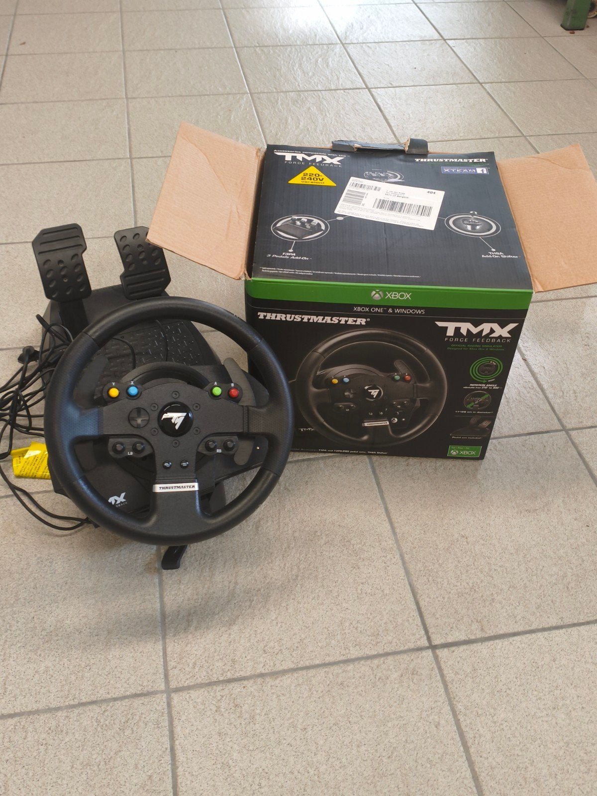Thrust master TMX stuur, Ophalen of Verzenden, Gebruikt, Stuurtje of Sportattribuut, Xbox Original