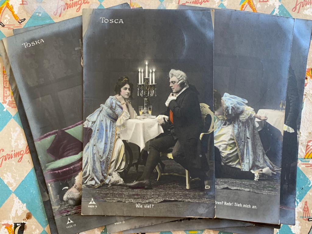 1909 10x Aan Anna - Tosca (WK), Ophalen of Verzenden, Voor 1920, Gelopen, Overige thema's