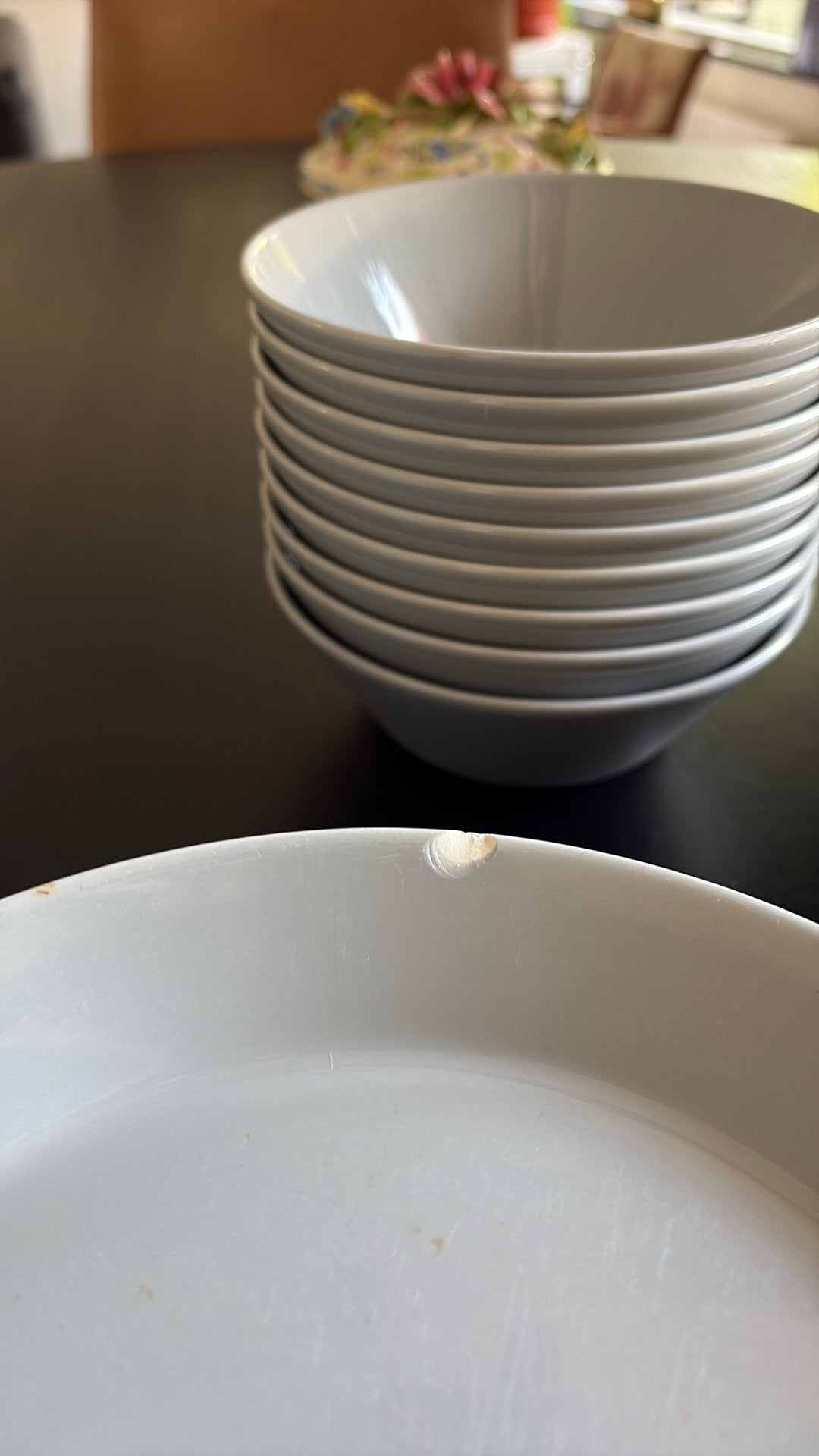Serviesset Iittala teema parelgrijs, Ophalen, Gebruikt, Bord(en), Overige stijlen